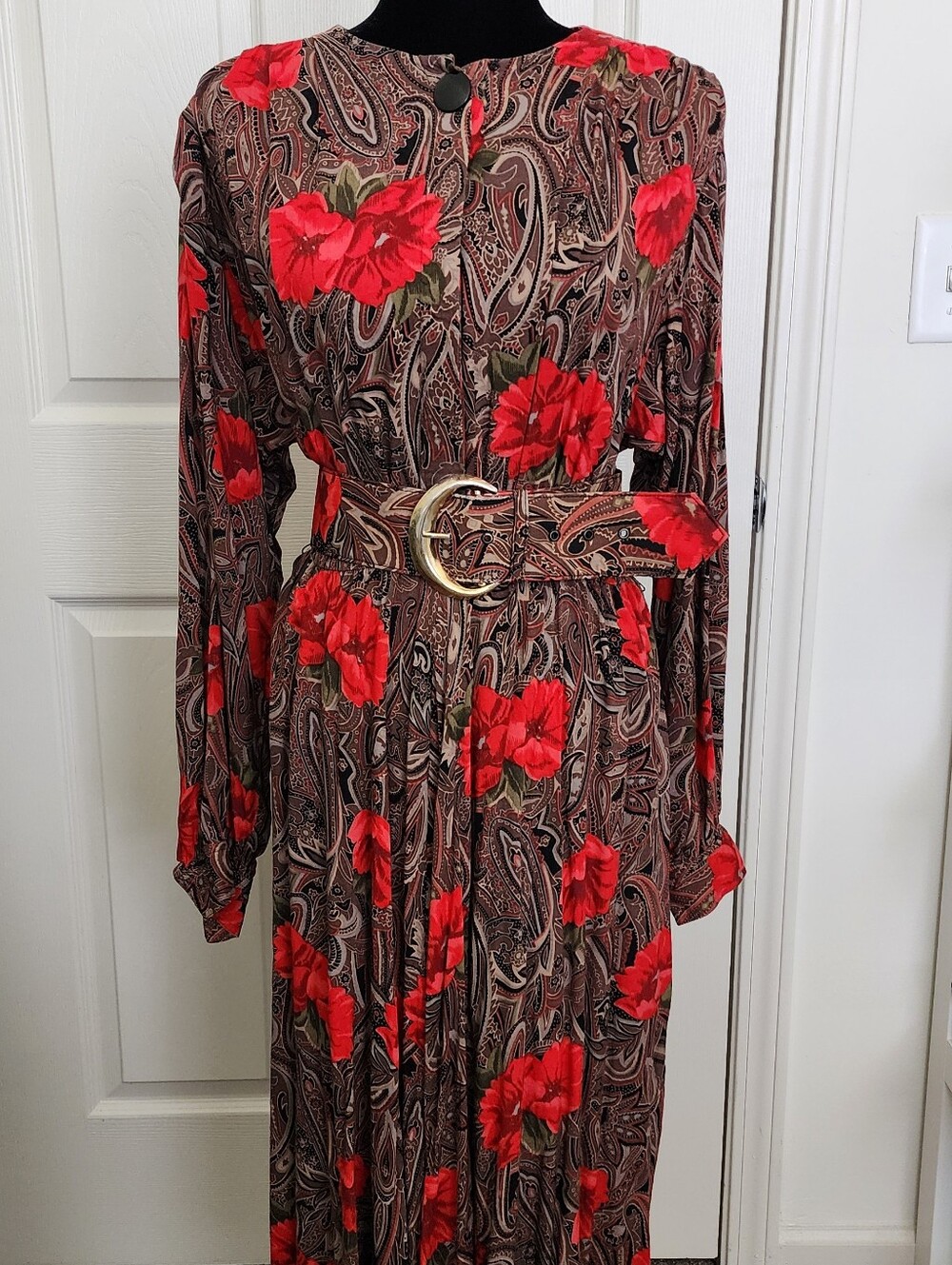 🌹Beautful Leslie Fay Dress W/ Belt🌹